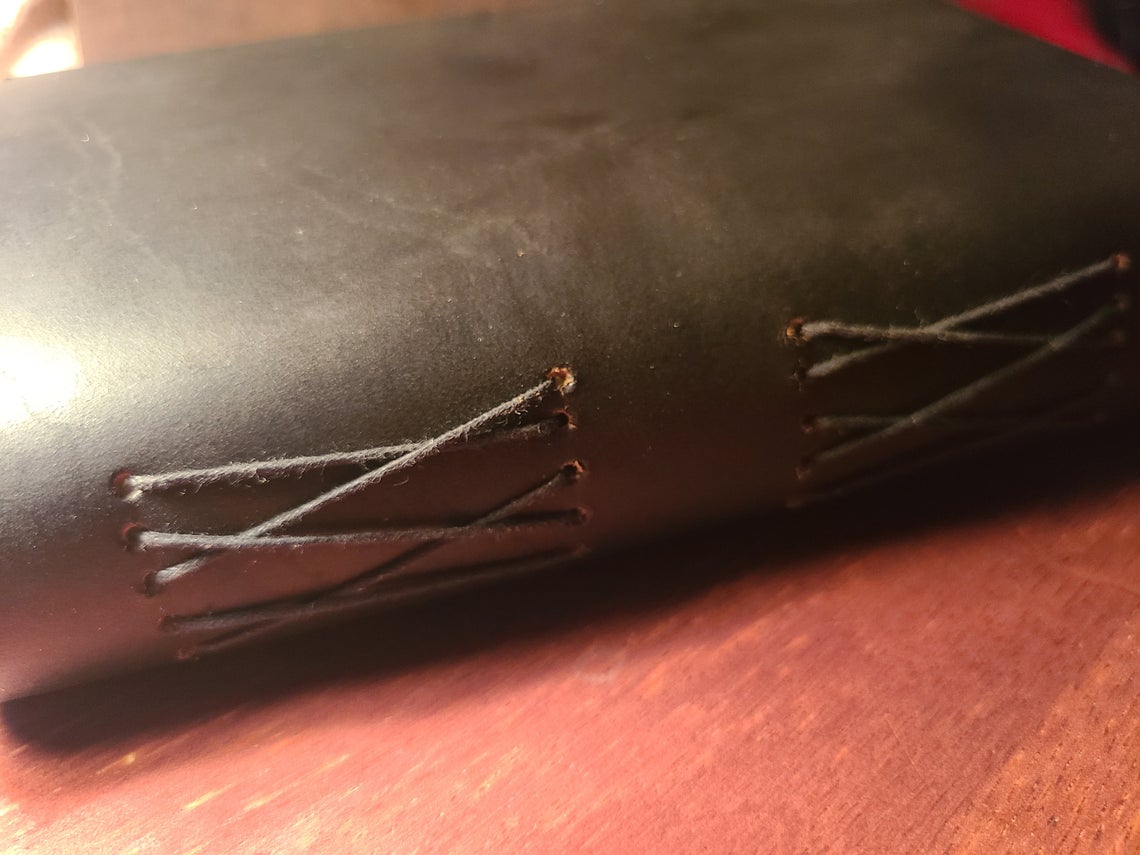 Status Co. Vintage Leather Journal for Men to write in - Blank Writing Notes Book Cover Diary and Personalized Leather Bound Journal Handmade Sketchbook