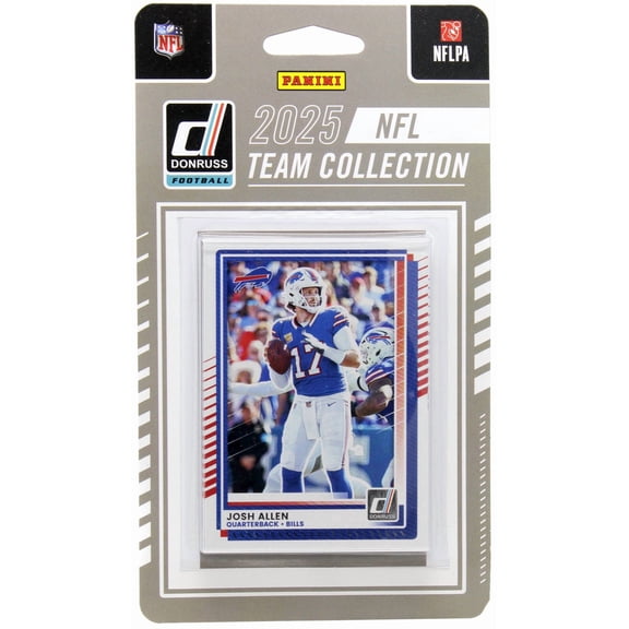 NFL 2025 Donruss Football Bufallo Bills Trading Card Team Set
