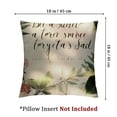 thumbnail image 4 of nygtbtfer  Eucalyptus Leaves Throw Pillow Covers,  Green Leaves Be A Light for All to See Spring Cushion Case Decoration for Sofa Couch Set of 2 White, 4 of 7