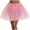 Pink, variant on YUEJUIR Rainbow Tutu Womens High Quality Pleated Gauze Short Skirt Adult Tutu Dancing Skirt 3 Layered Adult Tutu Tulle Skirt Princess Tutu (Light blue,one Size)