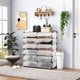 thumbnail image 3 of YKITRDA 12 Cube Shoe Rack, DIY Modular Plastic Shoe Cabinet with Doors, Stackable Shoe Storage Organizer for Closet, Entryway, Bedroom, White, 3 of 11