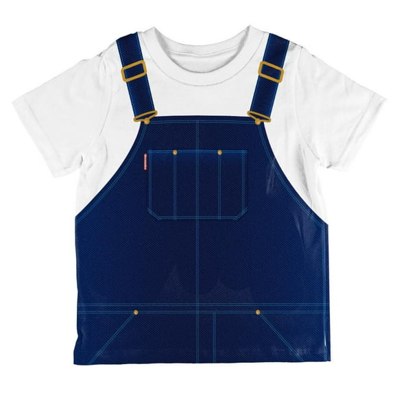 Halloween Overalls Costume All Over Toddler T Shirt Multi 6T