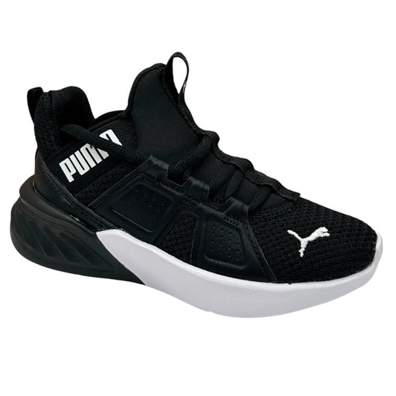 PUMA Little Boy's Contempt Athletic Sneakers Size 11.5 Black/White Lace up