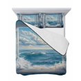 thumbnail image 7 of Coastal Queen Size Down Alternative Comforter, Lightweight Comforter Quilt Bedding Set with Pillow Shams Window Nautical Beach Blue Seaside All Seasons Bed Comforter Duvet Insert 90"x96", 7 of 7
