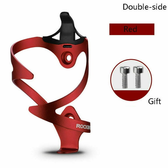ROCKBROS Universal Water Bottle Bike Cage (Multi-Position, Red)
