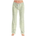thumbnail image 3 of Tnhcen Women's Floral Print Pajama Pants Soft Wide Leg Sleepwear Elastic Waist Lounge Pants with Pockets Breathable Loungewear S-3XL Multiple Colors Available, 3 of 5