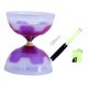 thumbnail image 5 of Juego de juguetes de Diabolo chino, Triple rodamiento portátil con palos de Diabolo y bolsa de cuerda, juguete de malabarismo, pelota de Diabolo para niños Púrpura, 5 of 10