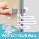 thumbnail image 3 of Strongest Wall Door Handle Stopper 5cm Set. 6 pieces of transparent rubber door knob, round wall protection pad. Silent wall protector for handle, 3 of 5