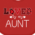thumbnail image 4 of Inktastic Loved by My Aunt Cute Ladybug Boys or Girls Baby Bib, 4 of 4