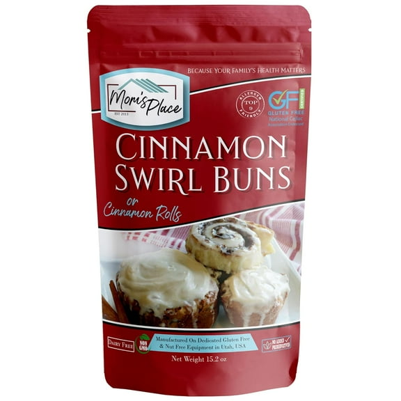 (Pack of 6) Mom's Place Mixed Cinnamon Roll 15.2 oz