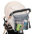 thumbnail image 4 of Organizer Bébé, Sac Suspendu Multifonction Lavable Séchage Rapide Linge d'Installation Simple pour Sortant pour Shopping Gris, 4 of 8