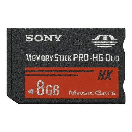 Sony MSHX8B/M - Flash memory card - 8 GB - Memory Stick PRO-HG Duo HX - for Handycam HDR-PJ260V, HDR-PJ260VE