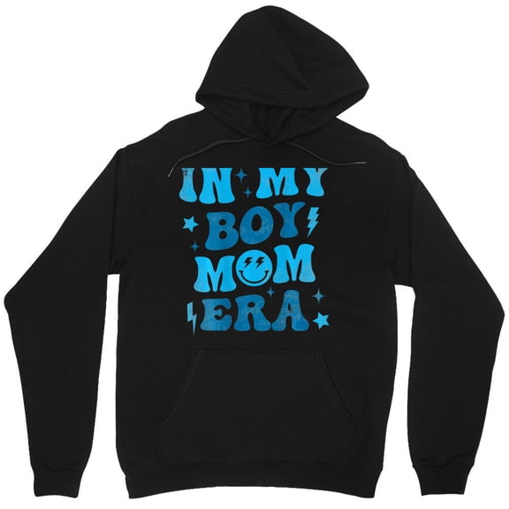 In My Boy Mom Era Graphic Funny Mother's Day Gift For Her Family Love Simple M8150 Unisex Hoodie, Up to Size 5XL