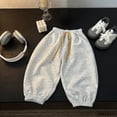 thumbnail image 2 of SJLDQY Boys Joggers Casual Wide Leg Sweatpants for Boys High Elastic Drawstring Waist Sweat pants with Pockets, 2 of 3