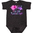 thumbnail image 3 of Inktastic My Gigi Loves Me Cute Elephants Boys or Girls Baby Bodysuit, 3 of 5