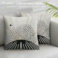 thumbnail image 3 of Autua Dots Graphic Decorative Throw Pillow Cover for Home Couch Living Room Bed Sofa - Square Pillow Case 1PC 22x22in, 3 of 5
