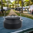 thumbnail image 6 of Miulika Camping Kettle Camping Tea Kettle Portable Lightweight Outdoor Teapot Outdoor Kettle for Fishing Climbing Outdoor Backpacking Black, 6 of 9