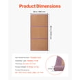 thumbnail image 2 of VEVOR Japanese Tatami Mat 80 x 39 in Foldable Natural Rattan Tatami Mattress, 2 of 9