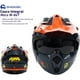 thumbnail image 2 of Casco para Motocicleta Bluelander de Doble Visera con Certificación ECE, Negro, Talla L, 2 of 5