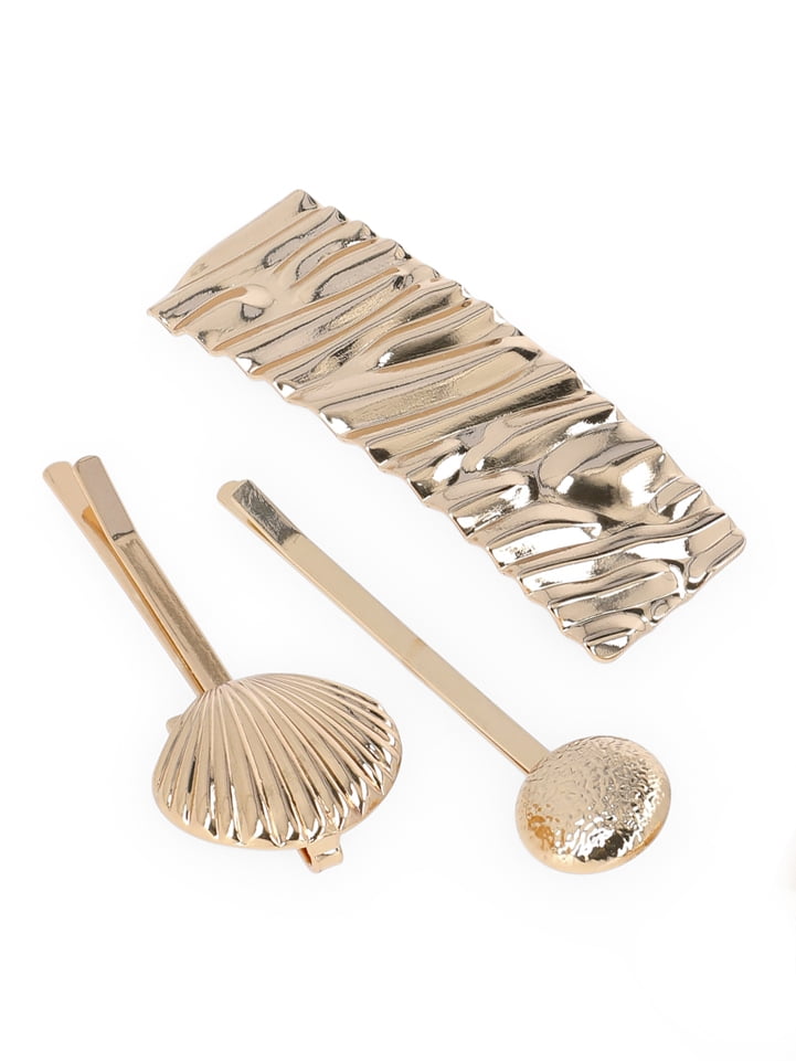 Time and Tru Women's Hair Clips and Hair Cuff Set, 5-Piece