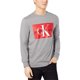thumbnail image 1 of Calvin Klein - Camiseta gráfica con logotipo de monograma para hombre, gris, talla mediana, 1 of 1