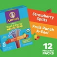 thumbnail image 2 of Annie's Organic Fruit Peel A Parts Strawberry and Fruit Punch Fruit Snacks - 6.70 oz - 1 ct, 2 of 5
