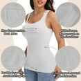 thumbnail image 4 of MANIFIQUE 2 Packs Compression Tank Cami - Tummy and Waist Control Body Shapewear Camisole for Women, 4 of 6