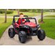 thumbnail image 2 of Coche eléctrico infantil UTV 12V para niños 3-8 años – Control remoto, luces LED, suspensión de resorte, cinturón de seguridad, conducción divertida – Rojo, 2 of 8
