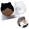 thumbnail image 2 of Cuenco para comida para gatos Cuenco para gatos Cuenco inclinado 15° Cuenco doble Base antideslizanteLL 0170 Cuenco para perros Cuenco para gatos Cuenco para comida y agua, 2 of 6