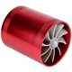 thumbnail image 5 of BR Turbonador de entrada de aire BRI turbina de doble Ventilador supercargador ahorro de combustible de gas color rojo, 5 of 9