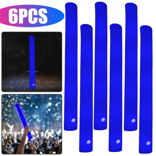 Barra LED DQrwqpou Tubo Intermitente Esponja Suministros para Fiestas Bodas Festivales azul