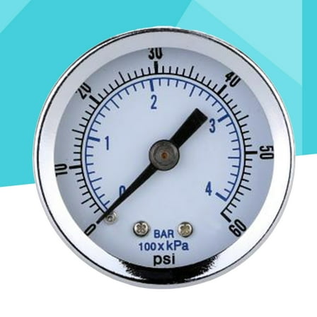 LEORX 1Pcs PSI Pressure Gauge 1.5 Inch Dial 3/8 Inch Threads Home Workshop