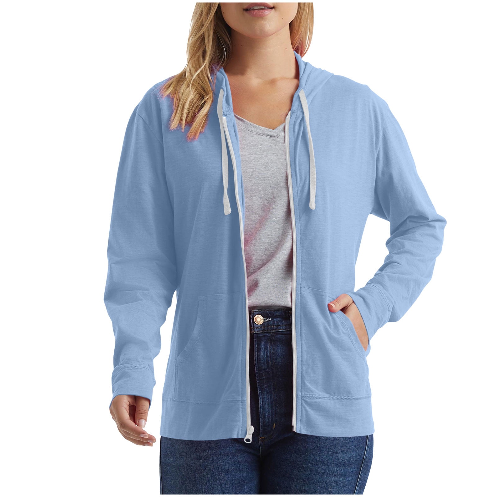 Zipper Amazon Oversized Sweatshirt Men's Classic Full Zip Hoodie