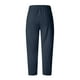 thumbnail image 3 of WILLBEST Pantalones Casuales elegantes para Mujer: Pantalones Elásticos con Estampado Floral y Pierna Ceñida para Un Uso Diario Cómodo. Extra Grande, 3 of 6