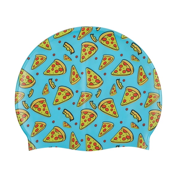 Sporti Pizza Slice Silicone Swim Cap