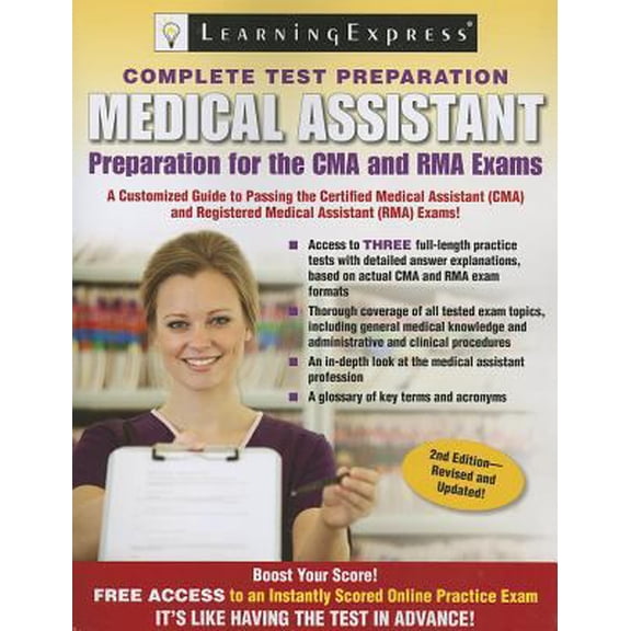 Pre-Owned Medical Assistant Exam: Preparation for the CMA and RMA Exams (Paperback) 157685924X 9781576859247