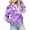 Purple, variant on Zwiiyzr Girls Crewneck Oversized Sweatshirt Kids Multi-Color Trendy Long Sleeve Pullover Tops 1-12 Years Purple