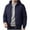 (NEW20)Navy, variant on Men's Lightweight Quilted Hooded Jacket Casual Zip Up Puffer Loose Fit Coat Windbreaker Fall Outwear with Ribbed Cuffs for Daily