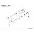 thumbnail image 6 of Kingston Brass KS8058DFL NuWave Two-Handle Wall Mount Roman Tub Faucet, Brushed Nickel, 6 of 7