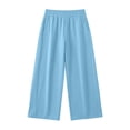 thumbnail image 6 of Nfurl Womens Barrel Sweatpants Elastic Waist Baggy Sweatpant with Pockets Wide Leg Pants Casual Sweat Pants Trousers for Going Out Workout Yoga Sky Blue,M, 6 of 9