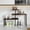 Blackoak, variant on Seamika Kitchen Countertop Organizer Spice Rack for Salt, Bathroom Counter Organizer Over Sink for Makeup, Skincare, Adjustable 3-Tier Corner Counter Shelf for Coffee Bar Dresser Table,Black