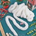 thumbnail image 4 of 4.75m Christmas Faux Fur Ribbon Trim 3cm White Fluffy Faux Fur Strips Artificial Rabbit Fur Crafts Sewing Trimmings Furry Ribbon for Costume Accessories Christmas Tree Winding Garlands, 4 of 9