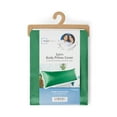 thumbnail image 6 of Mainstays by Becky G. & Alejandra Satin Body Pillow Cover, Green, Adult/Teen, 6 of 6