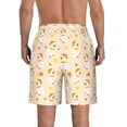 thumbnail image 3 of Yiaed Cute Duck And Flower Print Men's Swim Trunks with Lining Quick Dry Sports Shorts Beach Shorts Boardshorts-X-Large, 3 of 5