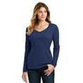 thumbnail image 1 of Port 1135941 Ladies Long Sleeve Fan Favorite V-Neck Tee, Team Navy - 2XL, 1 of 4