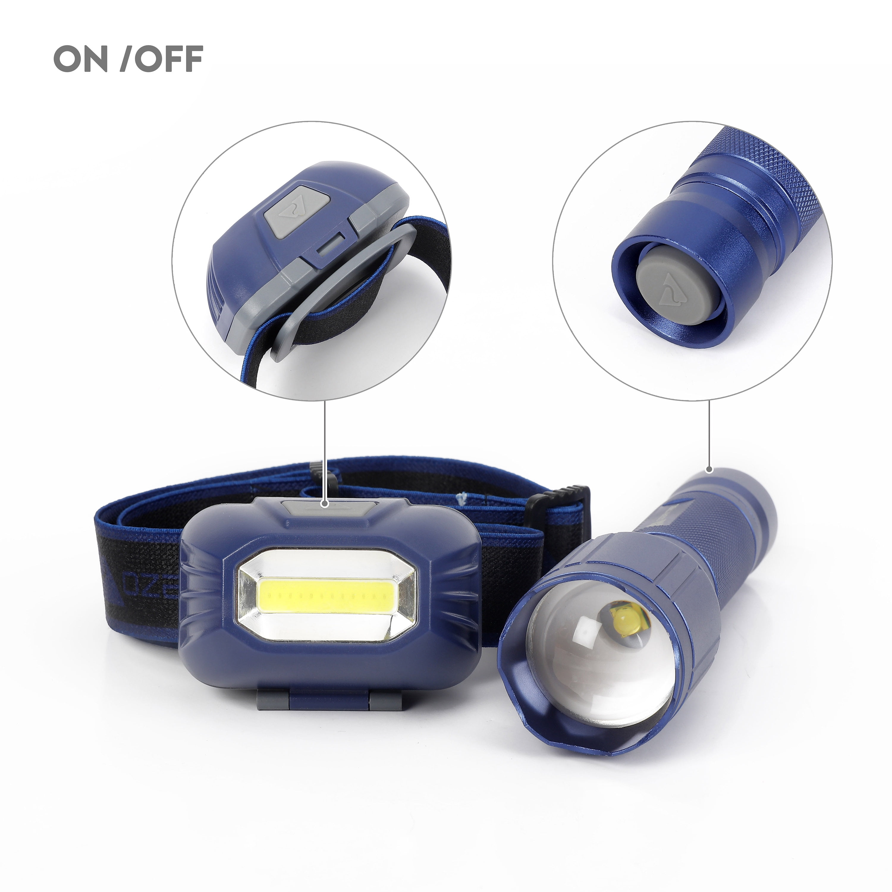 Ozark Trail LED 200 Lumens Headlamps, 2