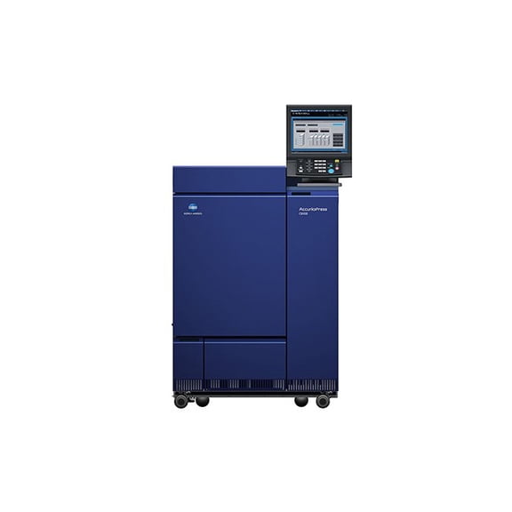 Restored Konica Minolta AccurioPress C6100 Color Laser Multifunction Printer Copier Scanner 100 PPM Duplex Network Production Press