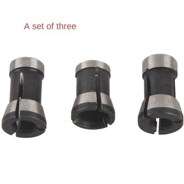 3 Piezas Fresadora Portabrocas Fresadora Portabrocas Adaptador de Sujeción para Carpintería CNC Grabado Recorte Tallado Máquina Herramienta