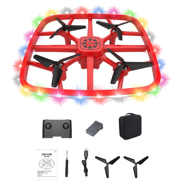 360 voltea pequeños juguetes voladores Mini RC UFO Quadcopter con luz LED 3 velocidades Drone Tmvgtek libre de BPA