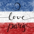 thumbnail image 3 of Harbick, N. 15x15 Black Modern Framed Museum Art Print Titled - I Love Paris, 3 of 5